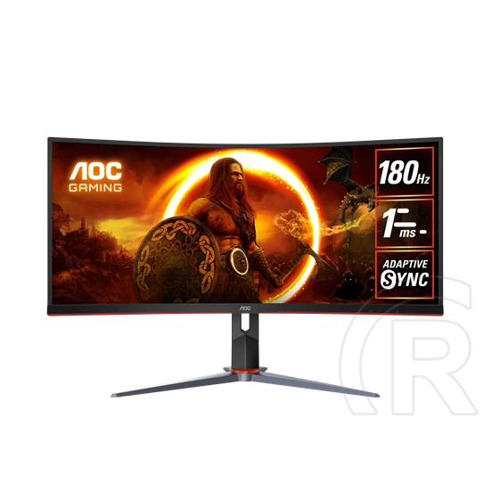 34" AOC CU34G2XP/BK LED Curved monitor