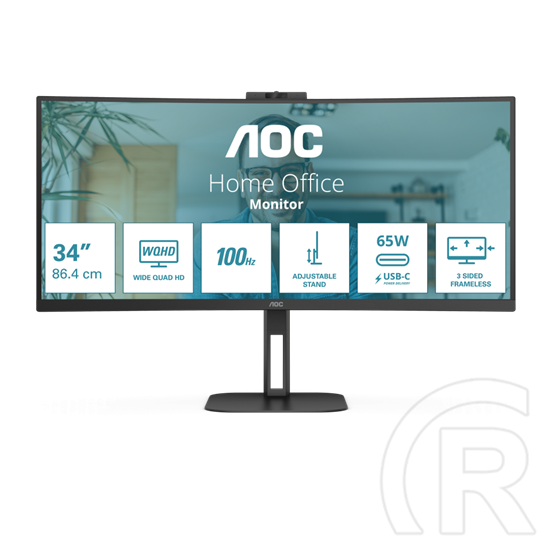 34" AOC CU34V5C monitor