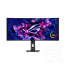 34" ASUS XG34WCDG ROG Strix monitor (OLED, 3440x1440, 175Hz, DP+HDMI, USB 3.0, ívelt, HDR, G-Sync, fekete)