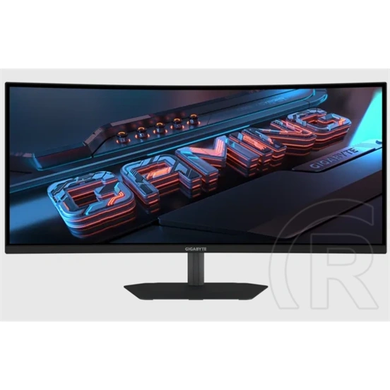 34" Gigabyte GS34WQCA ívelt VA LED monitor (3440x1440, 120Hz, DP+2xHDMI, HDR10, fekete)