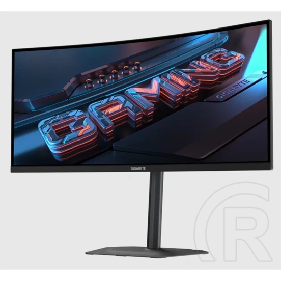 34" Gigabyte GS34WQCA ívelt VA LED monitor (3440x1440, 120Hz, DP+2xHDMI, HDR10, fekete)