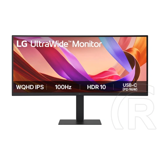 34" LG 34U650A 3440x1440 IPS ívelt monitor
