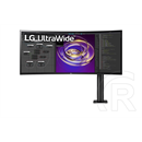 34" LG 34WP88CP-B ívelt monitor (IPS, 3440x1440, DP+2xHDMI+USB-C)