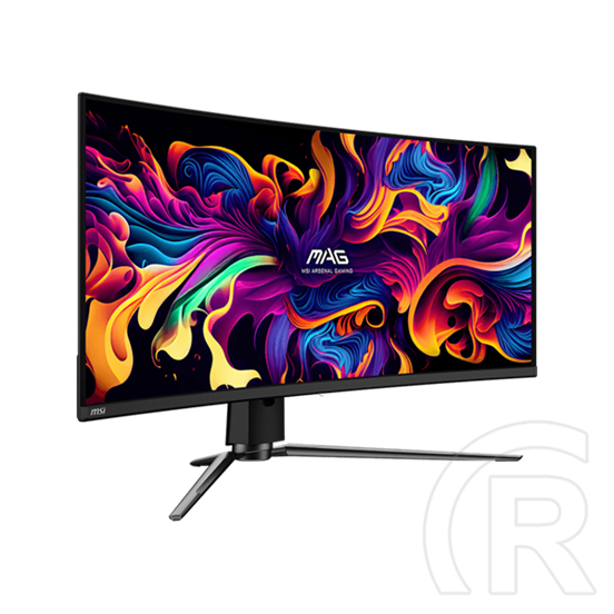 34" MSI MAG 341CQP monitor (QD-OLED, 3440x1440 UWQHD, 175Hz, ívelt 1800R, 0,03ms, DP+2xHDMI+USB-C, fekete)