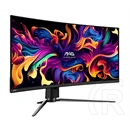 34" MSI MAG 341CQP monitor (QD-OLED, 3440x1440 UWQHD, 175Hz, ívelt 1800R, 0,03ms, DP+2xHDMI+USB-C, fekete)