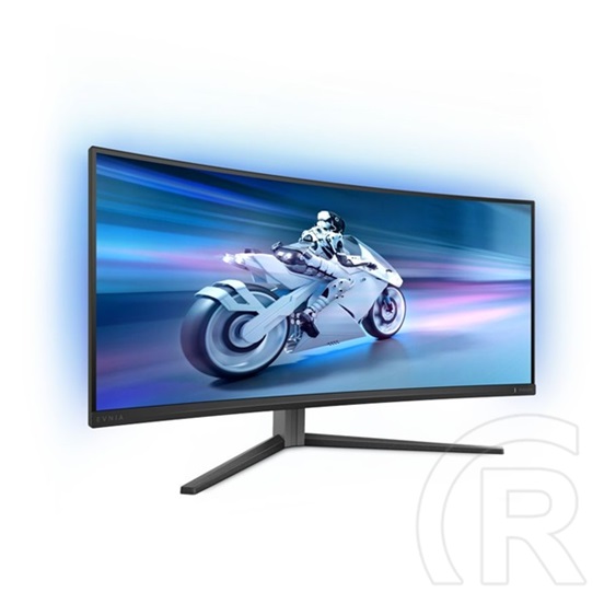 34" Philips EVNIA Ívelt OLED 34M2C6500/00 monitor (3440x1440, 21:9, 0,03ms, 2xHDMI+DP+4xUSB, áll. mag., Ambiglow)