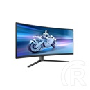 34" Philips EVNIA Ívelt OLED 34M2C6500/00 monitor (3440x1440, 21:9, 0,03ms, 2xHDMI+DP+4xUSB, áll. mag., Ambiglow)