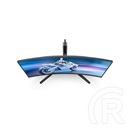34" Philips EVNIA Ívelt OLED 34M2C6500/00 monitor (3440x1440, 21:9, 0,03ms, 2xHDMI+DP+4xUSB, áll. mag., Ambiglow)