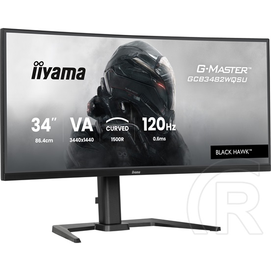 34" iiyama G-Master GCB3482WQSU-B1 Ívelt monitor (LED)