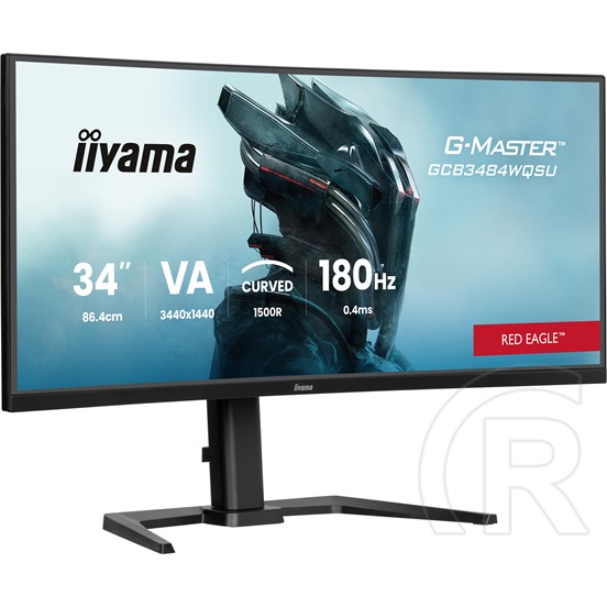 34" iiyama G-Master GCB3484WQSU-B1 Ívelt monitor (LED)