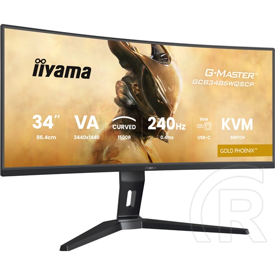34" iiyama G-Master GCB3486WQSCP-B1 Ívelt monitor (LED)