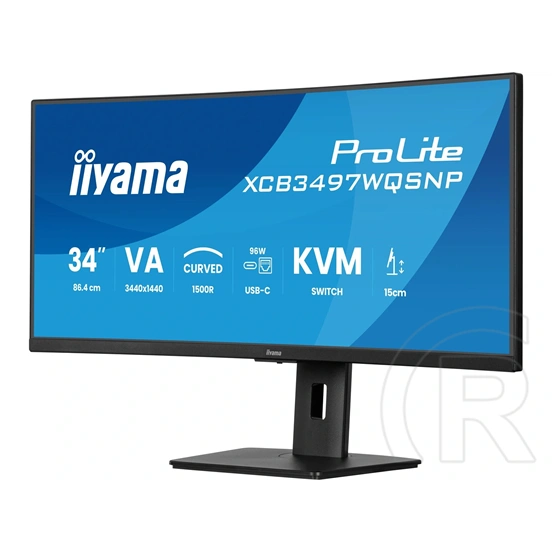 34" iiyama ProLite XCB3497WQSNP-B1 Ívelt monitor (LED)