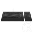 3Dconnexion Keyboard Pro teljes méretű vezetékes/vezeték nélküli irodai billentyűzet (leválasztható numerikus billentyűz
