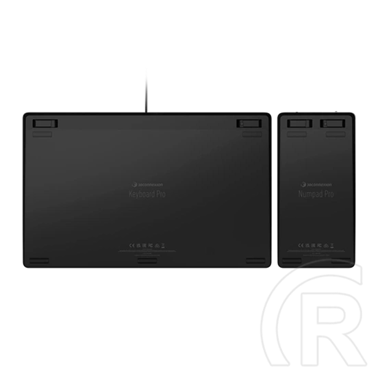 3Dconnexion Keyboard Pro teljes méretű vezetékes/vezeték nélküli irodai billentyűzet (leválasztható numerikus billentyűz