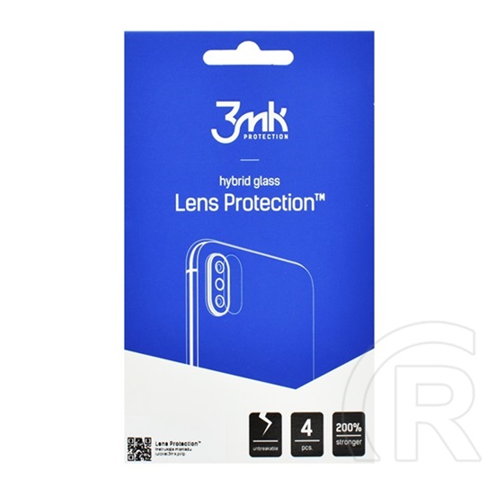 3MK Apple iPhone 13 kameravédő üveg 4db (2.5d lekerekített szél, karcálló, ultravékony, 0,2mm, 7h) átlátszó