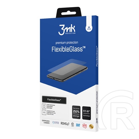 3MK FLEXIBLE GLASS képernyővédő üveg (Samsung Galaxy Tab A7 10.4 SM-T500/T505, flexibilis, 0.3mm, 7H)