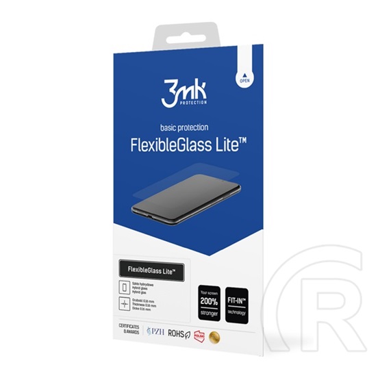 3MK FlexibleGlass Lite képernyővédő üveg (2.5d, flexibilis, ultravékony, 0,16mm, 6H, átlátszó)