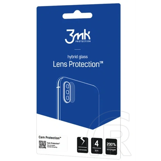 3MK Lens Protection kameravédő üveg 4db (flexibilis, ultravékony, 0,2mm, 7H, átlátszó)