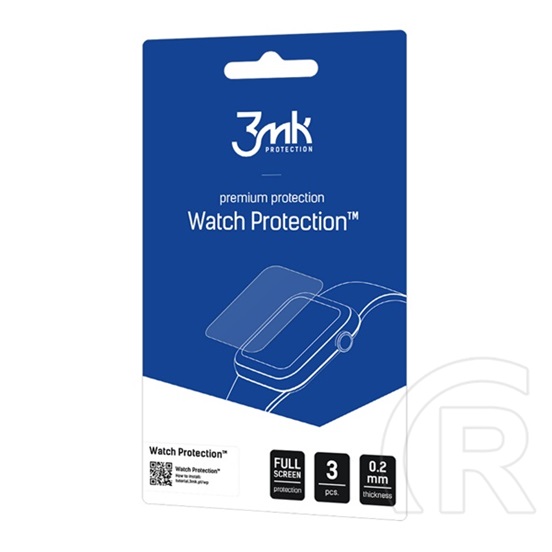3MK Xiaomi Smart Band 9 watch protection kijelzővédő fólia 3db (full screen, ultravékony, 0.2mm, pet) átlátszó