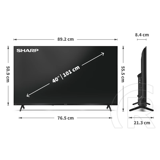 40" Sharp 40HF3265E QLED Smart TV