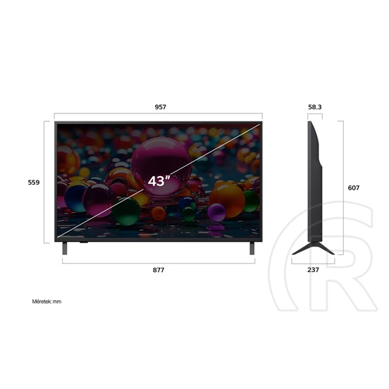 43" LG 43AU731C0LA 4K UHD Smart TV