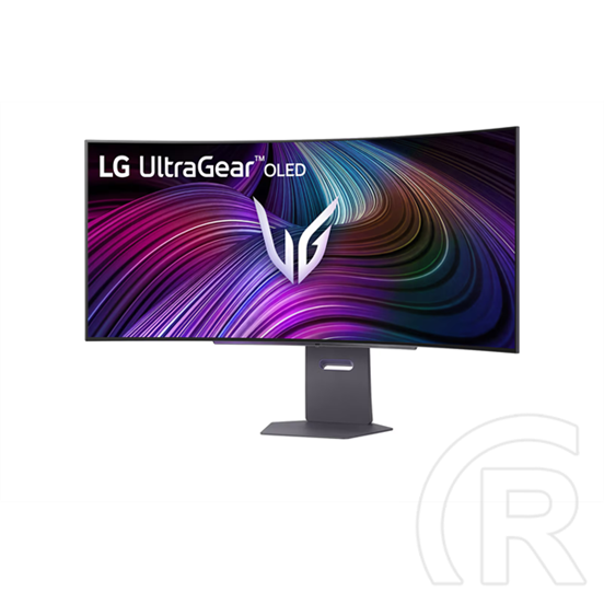 45" LG UltraGear 45GX950A monitor (OLED, 3440x1440, 21:9, ívelt, 240Hz, 1ms, DP+2xHDMI, USBx2, USB-C, 275cd/m2)