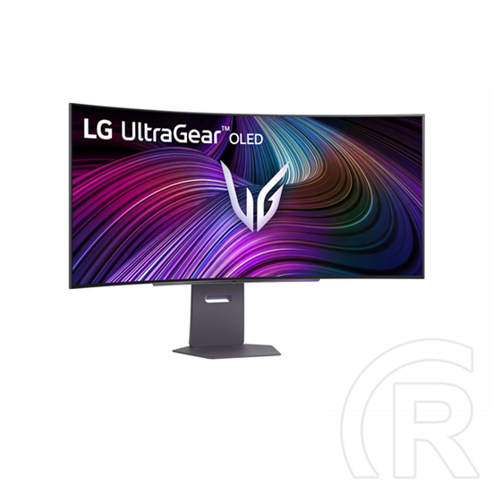 45" LG UltraGear 45GX950A monitor (OLED, 3440x1440, 21:9, ívelt, 240Hz, 1ms, DP+2xHDMI, USBx2, USB-C, 275cd/m2)