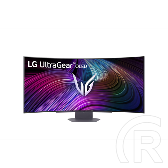 45" LG UltraGear 45GX950A monitor (OLED, 3440x1440, 21:9, ívelt, 240Hz, 1ms, DP+2xHDMI, USBx2, USB-C, 275cd/m2)