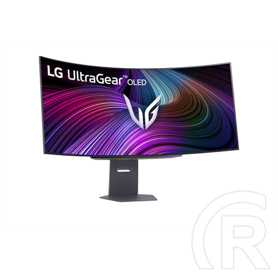 45" LG UltraGear 45GX950A monitor (OLED, 3440x1440, 21:9, ívelt, 240Hz, 1ms, DP+2xHDMI, USBx2, USB-C, 275cd/m2)