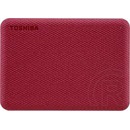 4 TB Toshiba Canvio Advance HDD (2,5", USB 3.0, piros)