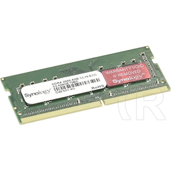 4 GB DDR4 2666MHz Synology ECC SODIMM (RS1221RP+, RS1221+, DS1821+, DS1621+)