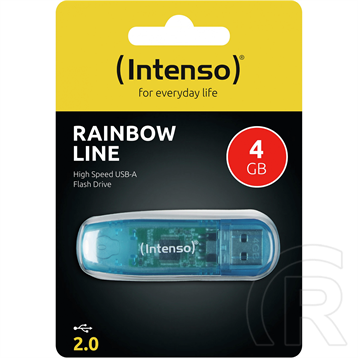4 GB Pendrive USB 2.0 Intenso Rainbow Line (kék)
