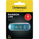 4 GB Pendrive USB 2.0 Intenso Rainbow Line (kék)