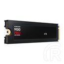 4 TB Samsung 9100 PRO hűtőbordával NVMe SSD (M.2, 2280, PCIe)