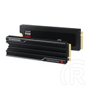 4 TB Samsung 9100 PRO hűtőbordával NVMe SSD (M.2, 2280, PCIe)