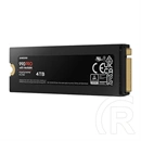 4 TB Samsung 990 PRO + hűtőborda NVMe SSD (M.2, 2280, PCIe)