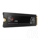 4 TB Samsung 990 PRO + hűtőborda NVMe SSD (M.2, 2280, PCIe)