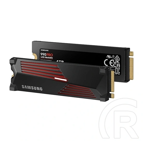 4 TB Samsung 990 PRO + hűtőborda NVMe SSD (M.2, 2280, PCIe)