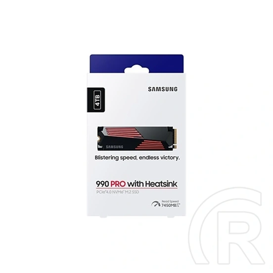 4 TB Samsung 990 PRO + hűtőborda NVMe SSD (M.2, 2280, PCIe)