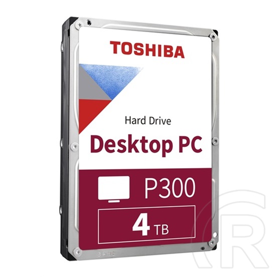 4 TB Toshiba P300 HDD (3,5", SATA3, 5400 rpm, 128 MB cache, SMR)