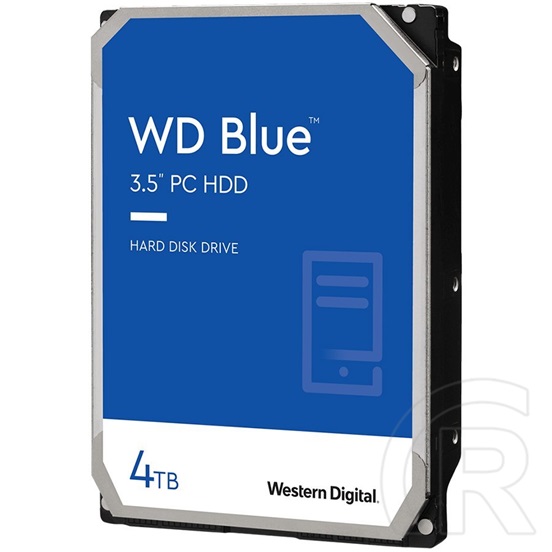 4 TB Western Digital Blue HDD (3,5", SATA3, 5400 rpm, 256 MB cache)