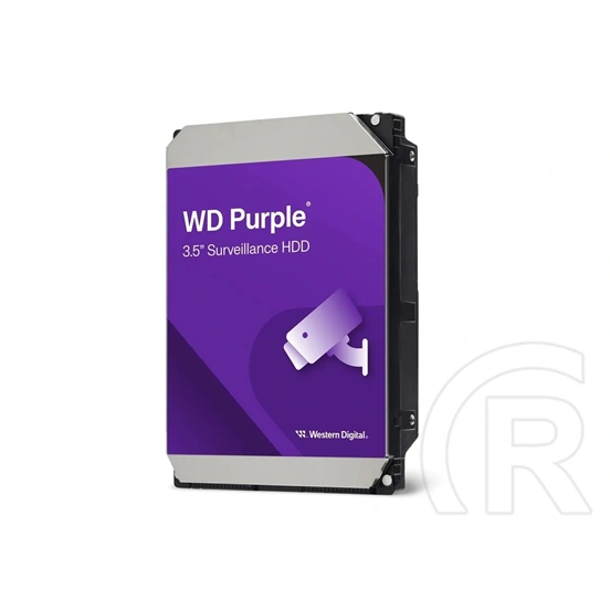 4 TB Western Digital Purple HDD (3,5", SATA3, 5400 rpm, 128 MB cache)