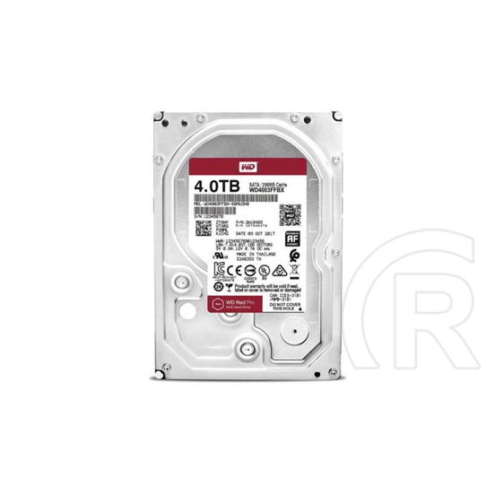 4 TB Western Digital Red Pro HDD (3,5", SATA3, 7200 rpm, 256 MB cache)