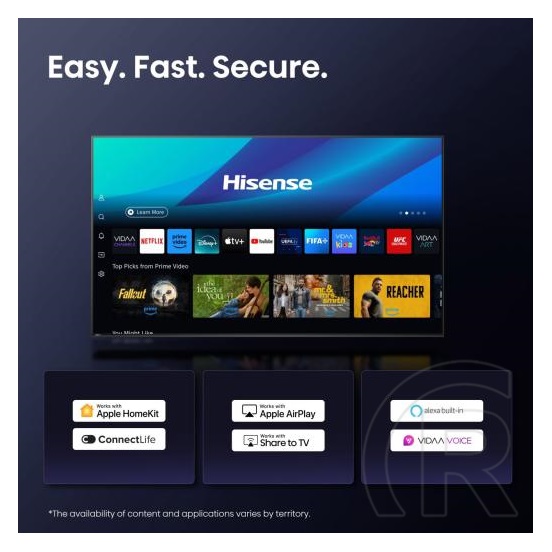 50" Hisense 50A6Q 4K UHD Smart LED TV