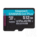 512 GB MicroSDXC Card Kingston Canvas Go! Plus (Class 10, UHS-I U3)