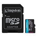 512 GB MicroSDXC Card Kingston Canvas Go! Plus (Class 10, UHS-I U3) + adapter