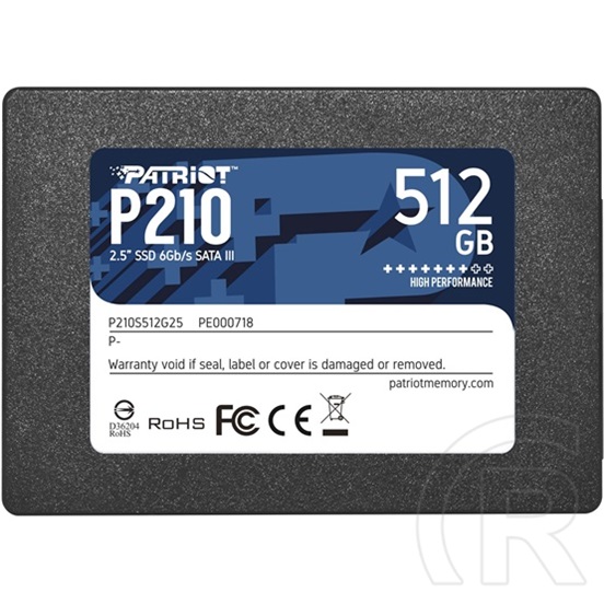 512 GB Patriot P210 SSD (2,5", SATA3)