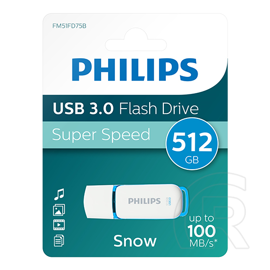 512 GB Pendrive USB 3.0 Philips Snow Edition