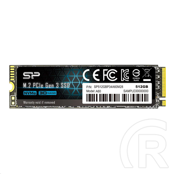 512 GB Silicon Power A60 NVMe SSD (M.2, 2280, PCIe)