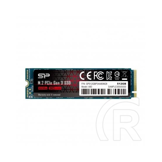 512 GB Silicon Power A80 NVMe SSD (M.2, 2280, PCIe)